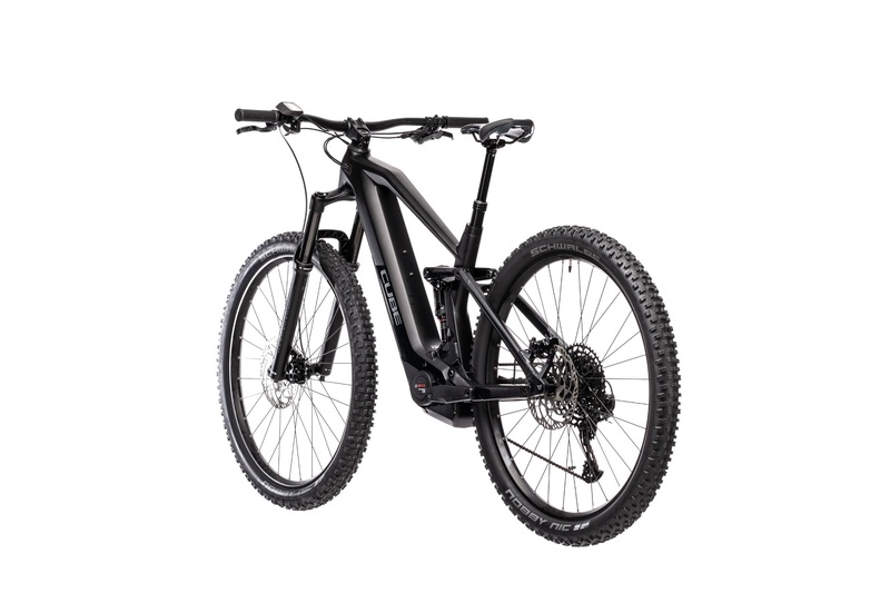 Cube horské elektrokolo STEREO HYBRID 140 HPC RACE 625 black grey